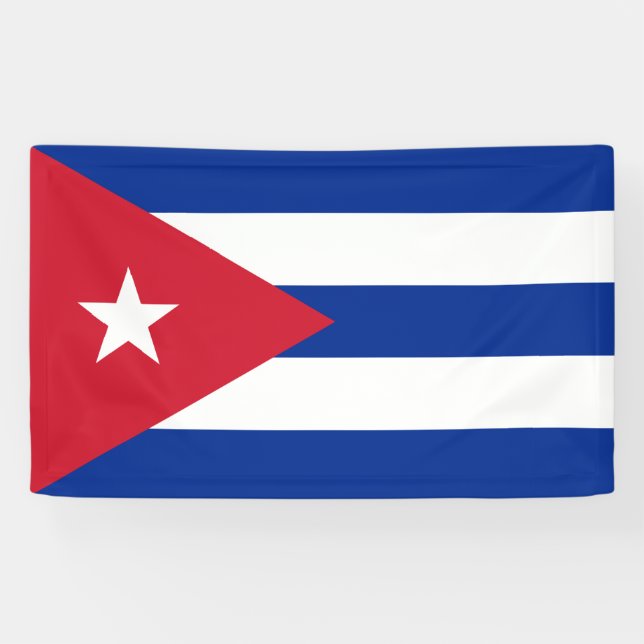 Cuba flag Banner (Horizontal)