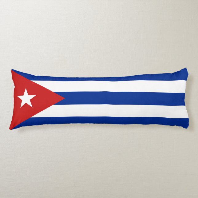 Cuba Flag Body Cushion (Front)