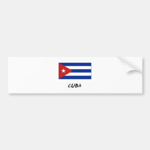 Cuba Flag Bumper Sticker
