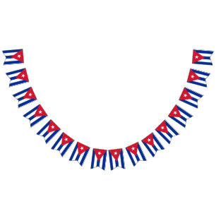 Cuba flag bunting banner