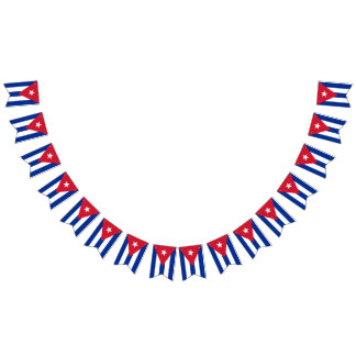 Cuba flag bunting banner