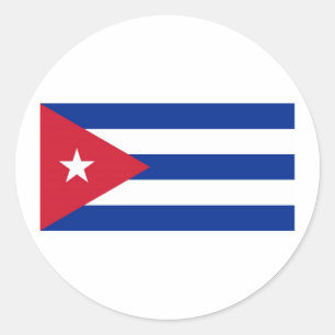 Cuba Flag Classic Round Sticker