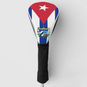 Cuba flag-coat of arms golf head cover