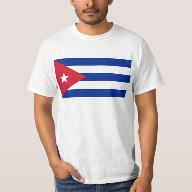 Cuba Flag CU T-Shirt (Front)