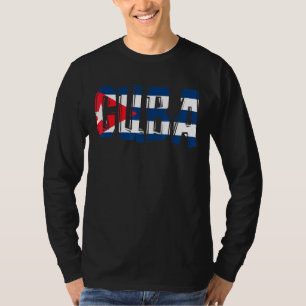 Cuba flag cuban maps cuba for women and men T-Shirt
