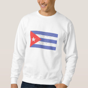 Cuba Flag (Distressed) Sweatshirt