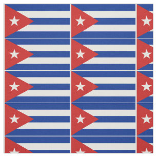 Cuba Flag Fabric