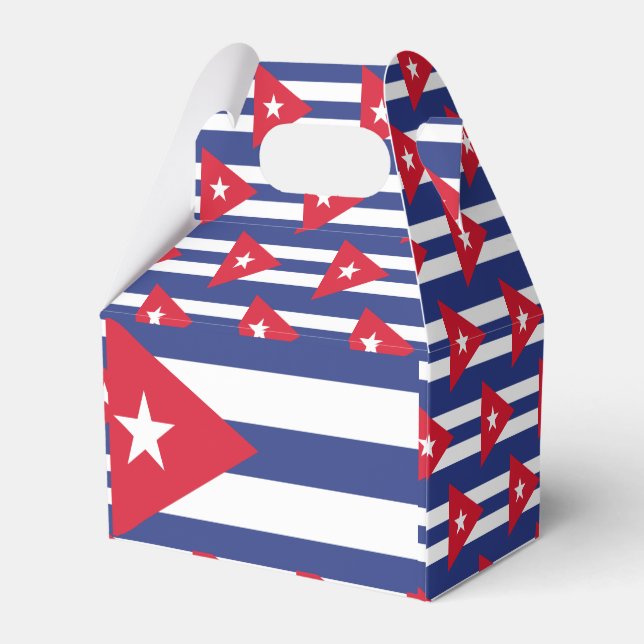 Cuba Flag Favour Box (Back Side)