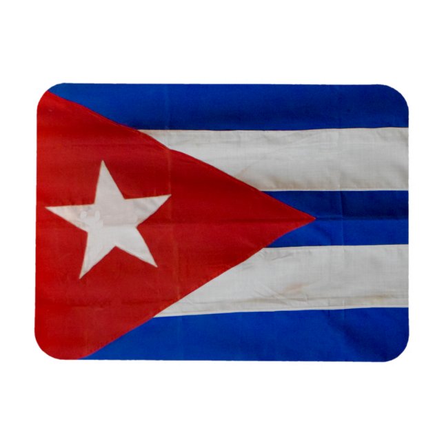 Cuba Flag Flexible Photo Magnet (Horizontal)