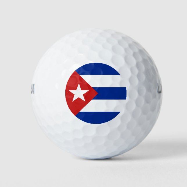 Cuba Flag Golf Balls (Front)