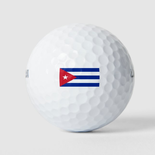 Cuba Flag Golf Balls (Front)