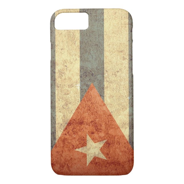 Cuba Flag - Grunge Case-Mate iPhone Case (Back)