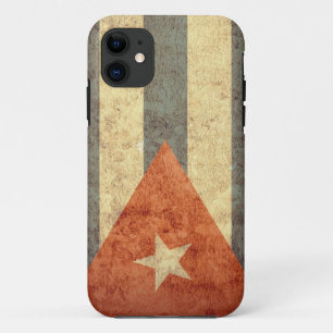 Cuba Flag - Grunge iPhone 11 Case