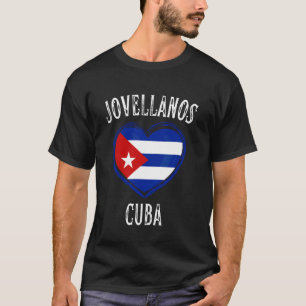 Cuba Flag Heart Jovellanos City T-Shirt
