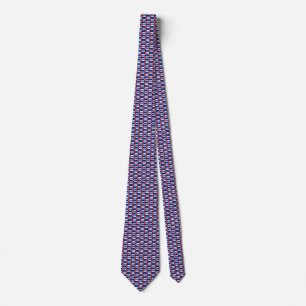 Cuba Flag Honeycomb Tie