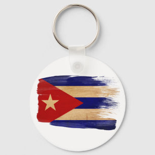 Cuba Flag Key Ring