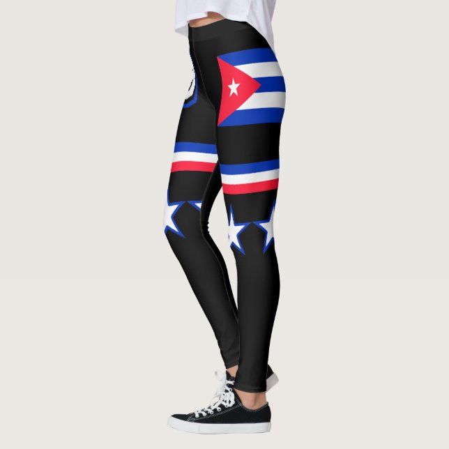 Cuba Flag Leggings (Left)