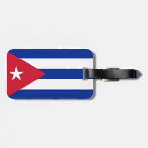 Cuba Flag Luggage Tag