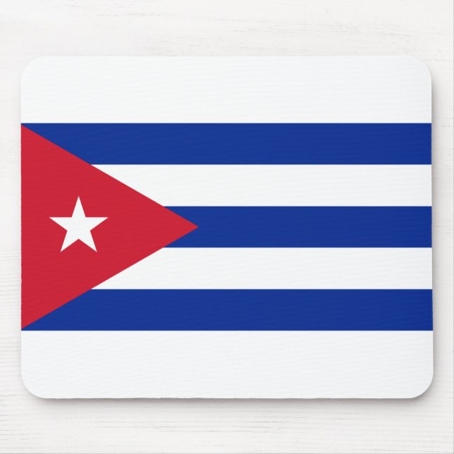 Cuba Flag Mouse Mat (Front)