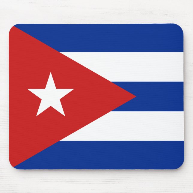 Cuba Flag Mouse Mat (Front)
