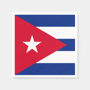 Cuba Flag Napkin