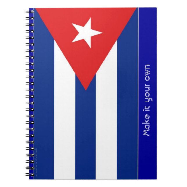Cuba flag notebook (Front)
