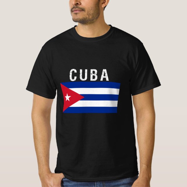 Cuba,flag of Cuba T-Shirt (Front)
