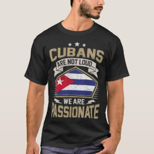 Cuba Flag Passionate Cubans Girls & Women T-Shirt