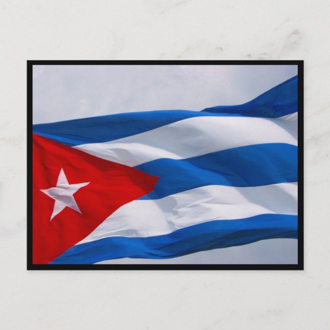 cuba flag postcard (Front)