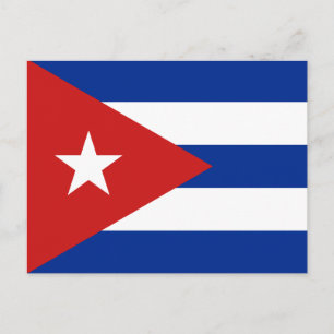 Cuba Flag Postcard
