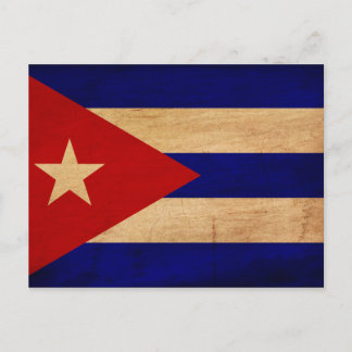 Cuba Flag Postcard