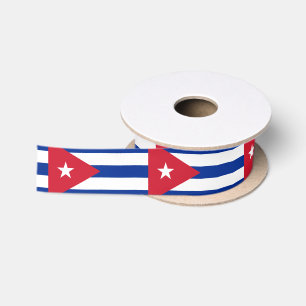 Cuba flag Ribbon Satin Ribbon
