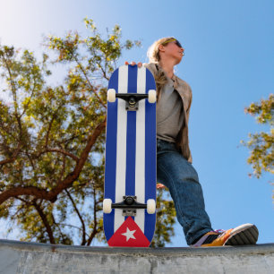 Cuba flag skateboard