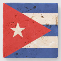 Cuba Flag Stone Coaster