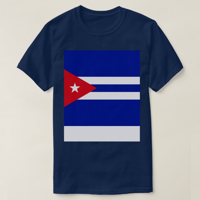 Cuba Flag T-Shirt (Design Front)
