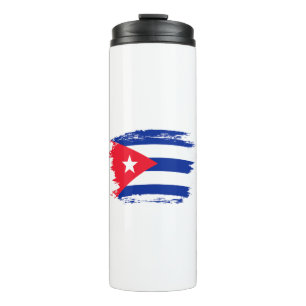 Cuba flag thermal tumbler