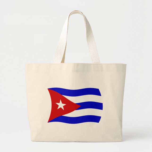 Cuba Flag Tote Bag (Front)