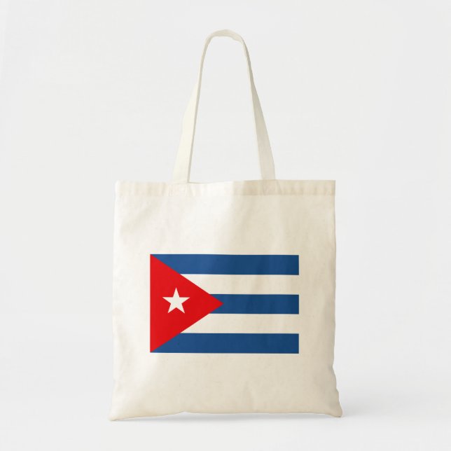 Cuba Flag Tote Bag (Front)