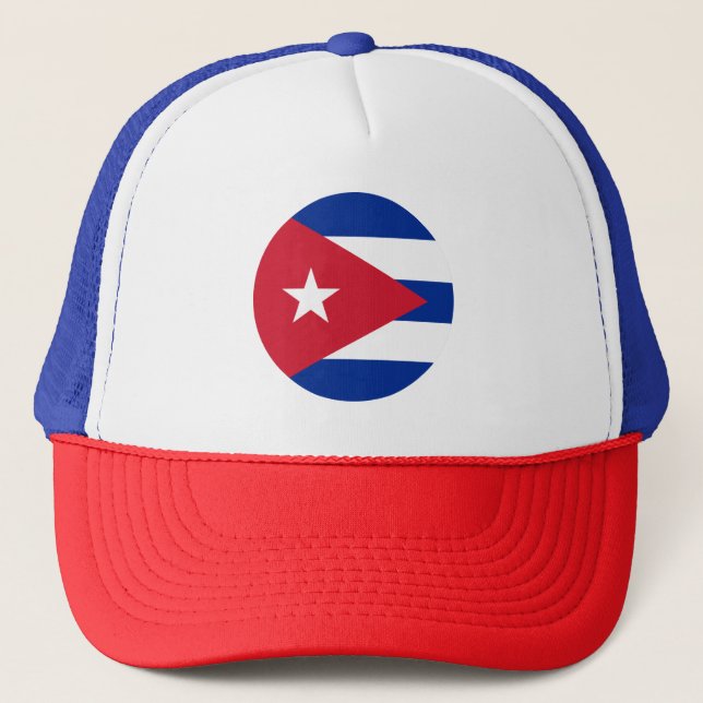 Cuba Flag Trucker Hat (Front)