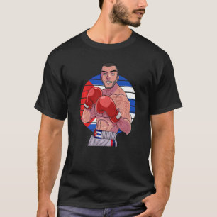 Cuba Flag Vintage Latino Boxing Cuban Boxer T-Shirt