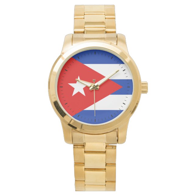 Cuba Flag  Watch (Front)