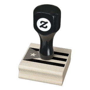 Cuba flag Wood Art Stamp