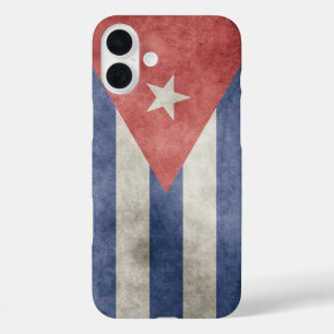 Cuba Grunge Flag iPhone 16 Plus Case