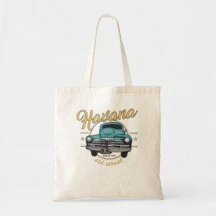 Cuba Havana Cuban Old Car Caribbean Beach Travel G Tote Bag