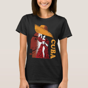 Cuba Havana Lady Retro Travel T-Shirt