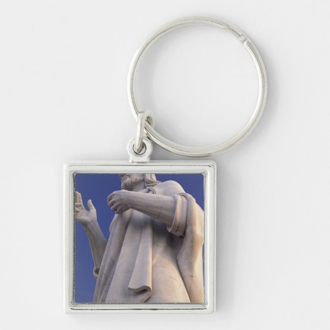 Cuba, Havana, Sculpture of Jesus. Key Ring (Front)