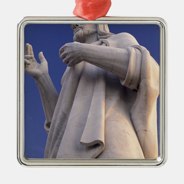 Cuba, Havana, Sculpture of Jesus. Metal Tree Decoration (Front)