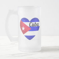 Cuba Heart Flag