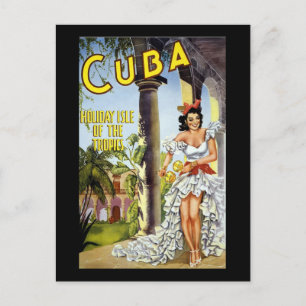 Cuba Holiday Isle Of The Tropics Postcard
