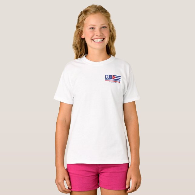 Cuba ISO Code Alpha 3 design T-Shirt (Front Full)